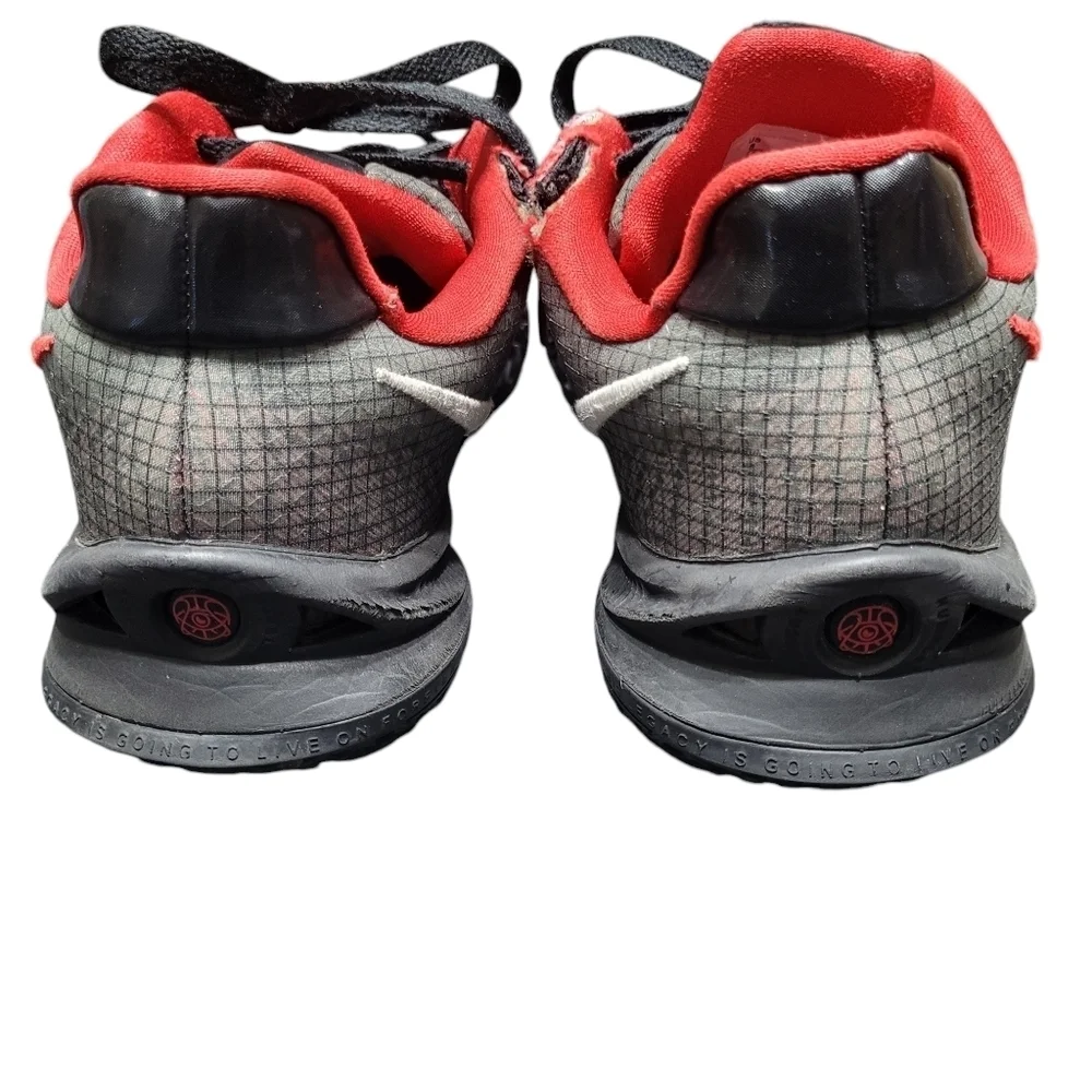 Nike Kyrie Low 4 Bred Black‎ University Red Sneakers Men's Size 8
